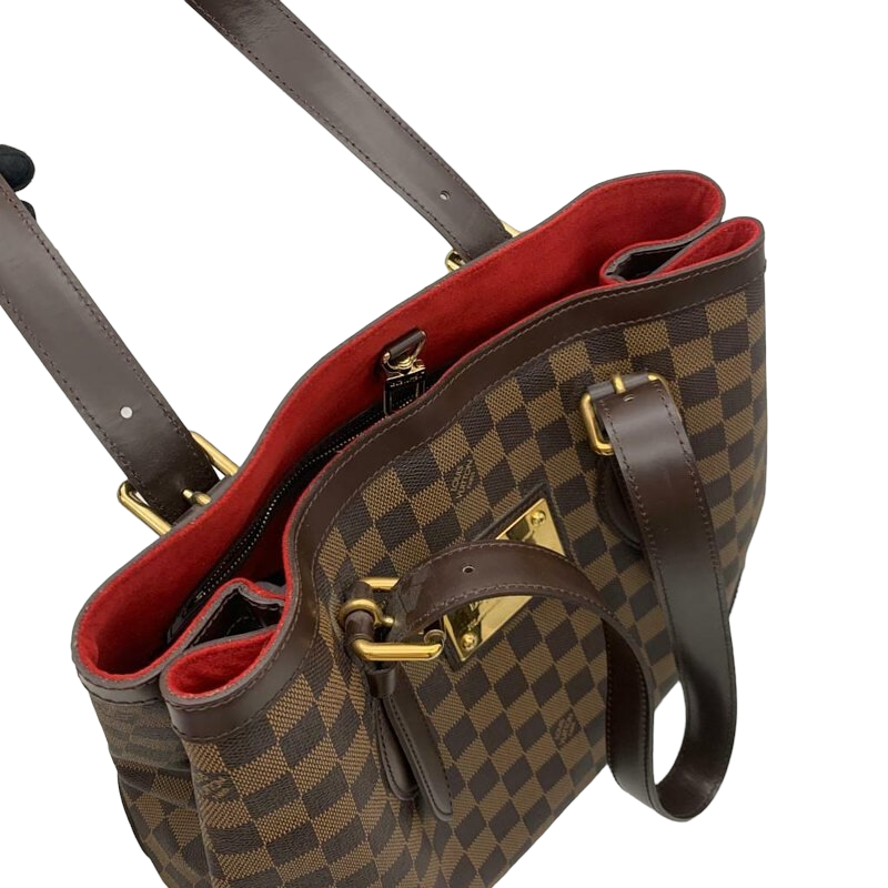 Louis-Vuitton Damier Ebene Hampstead MM Brown