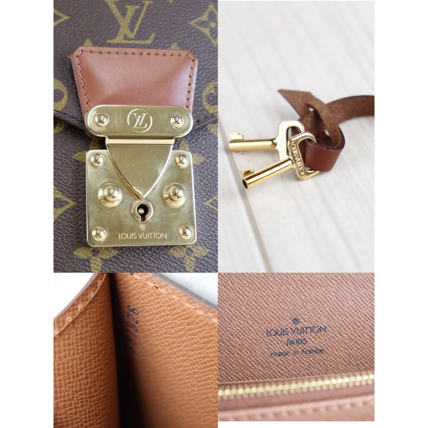 Rank A | LV Monogram Concorde Handbag |071505