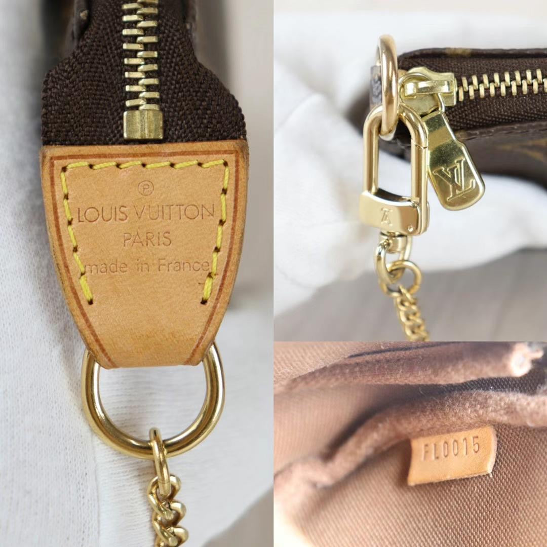 Rank A | LV Monogram Mini Pochette Accessoir |091304