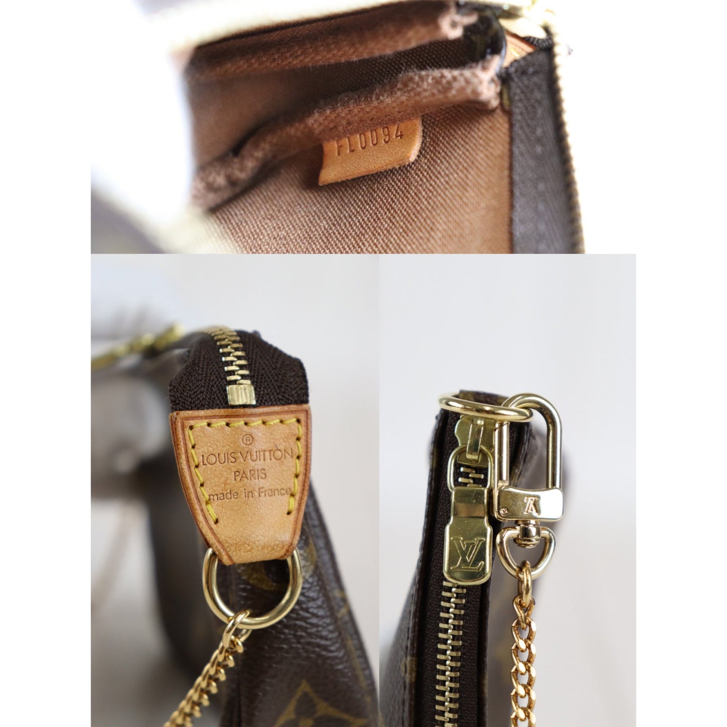 Rank A | LV Monogram Mini Pochette Accessoir |071409