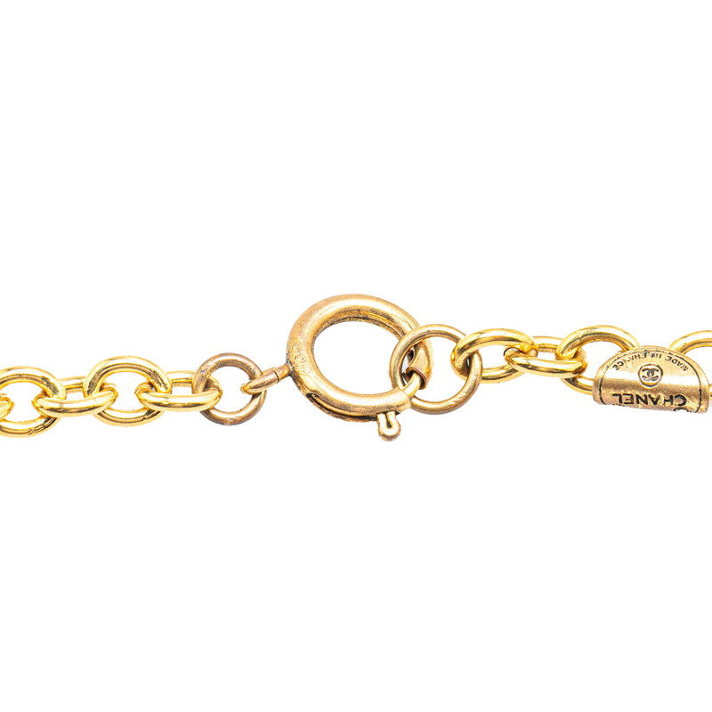 Chanel Coco Mark Long Double Chain Necklace
