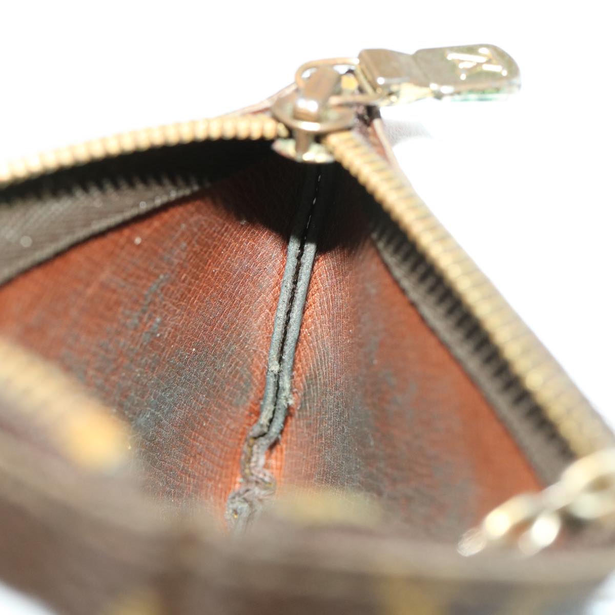 LOUIS VUITTON Monogram Pochette Cles Coin Purse M62650 LV ki2809
