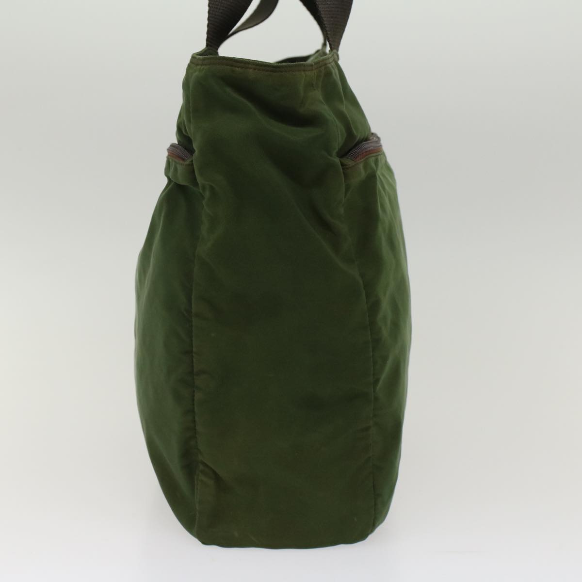 Prada Tote Bag Nylon Khaki ki3209