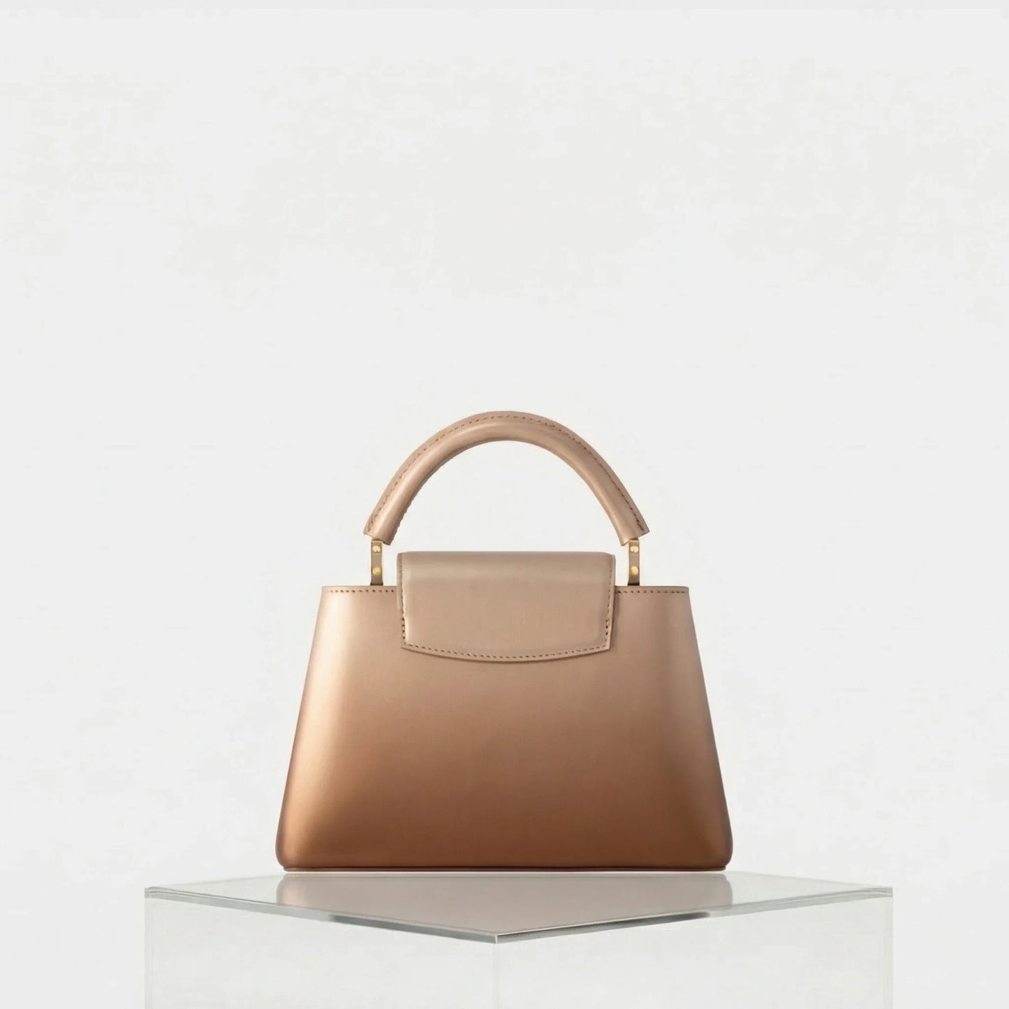 Capucines BB Handbag Sprayed Lambskin Leather