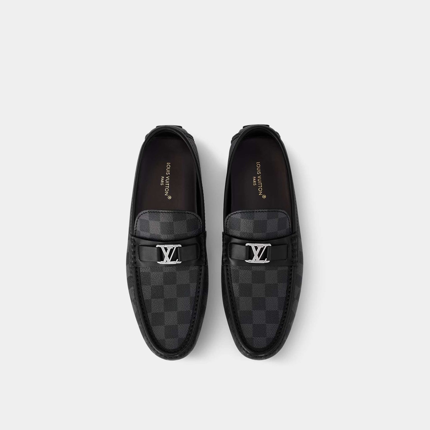 Hockenheim Moccasin Damier Graphite Canvas