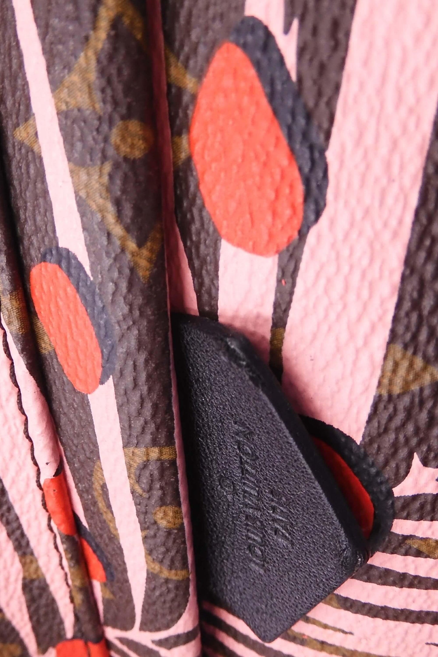 Monogram Jungle Dots Palm Springs Backpack PM Brown