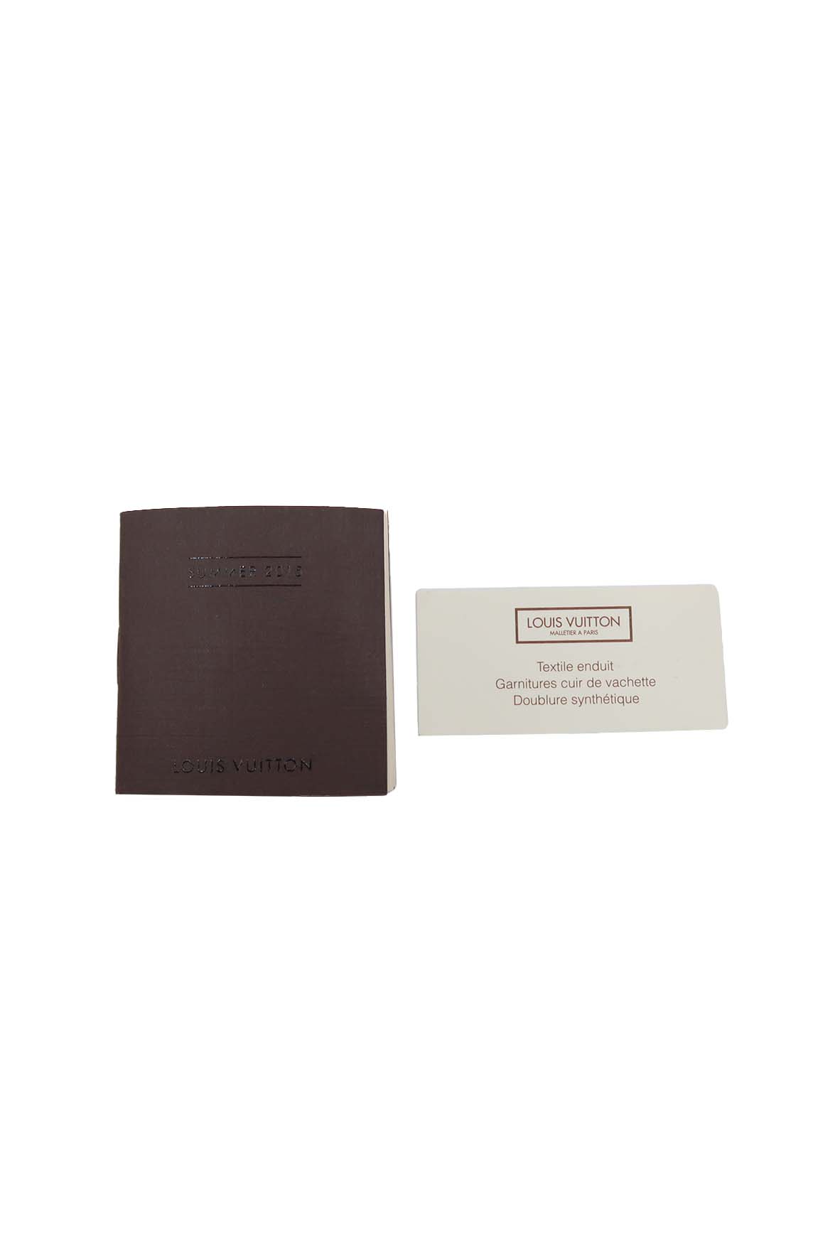 Monogram Ramages Cosmetic Pouch Brown Orange