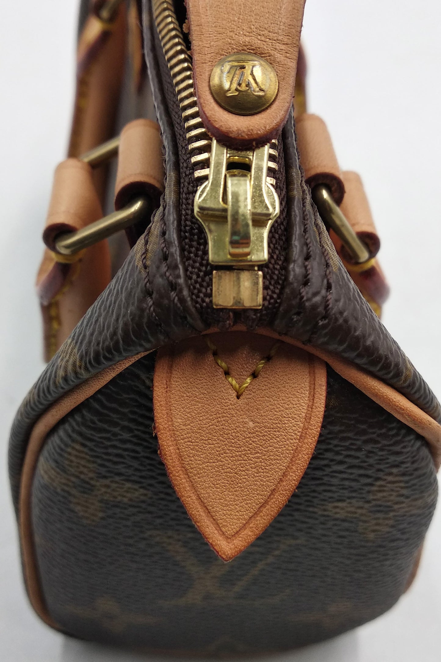 Vintage Nano Monogram Speedy Brown