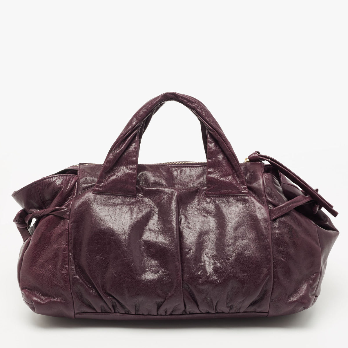 Gucci Purple Leather Hysteria Tote