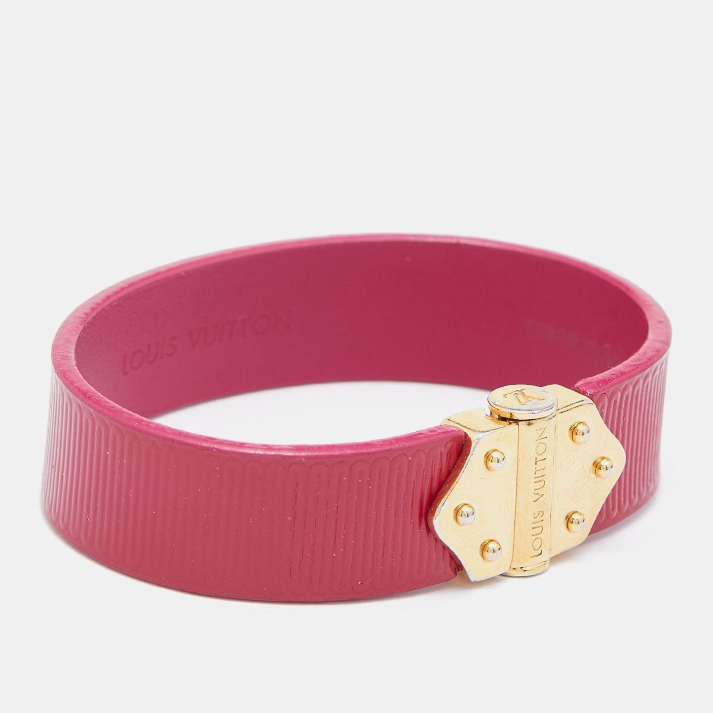 LOUIS VUITTON Indian Rose Epi Leather Spirit Bracelet