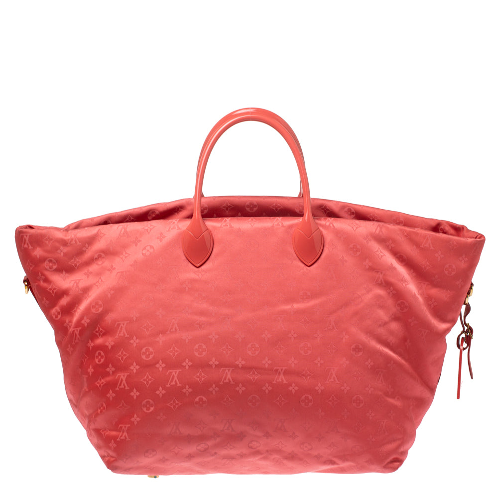 Louis Vuitton Coral Monogram Nylon Nouvelle Vague Beach Bag