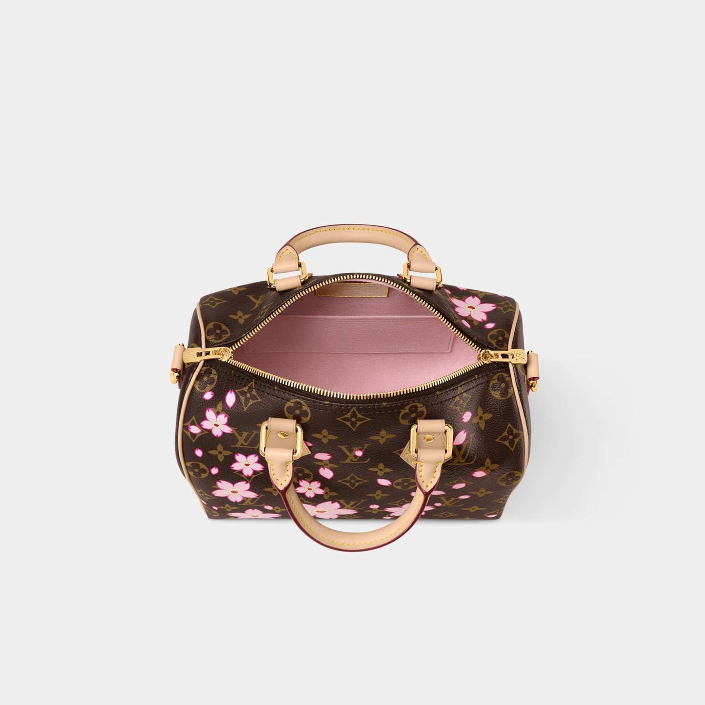 LV x TM Speedy Bandoulière 25 Monogram Cherry Blossom Motif
