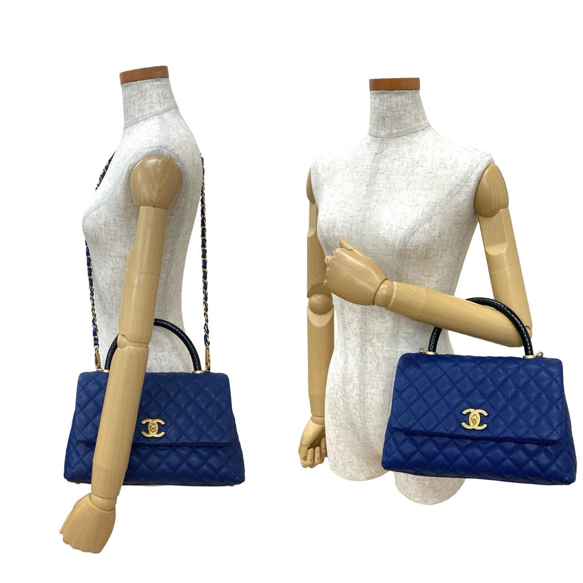 Chanel Matelasse Caviar Skin 2way Handbag