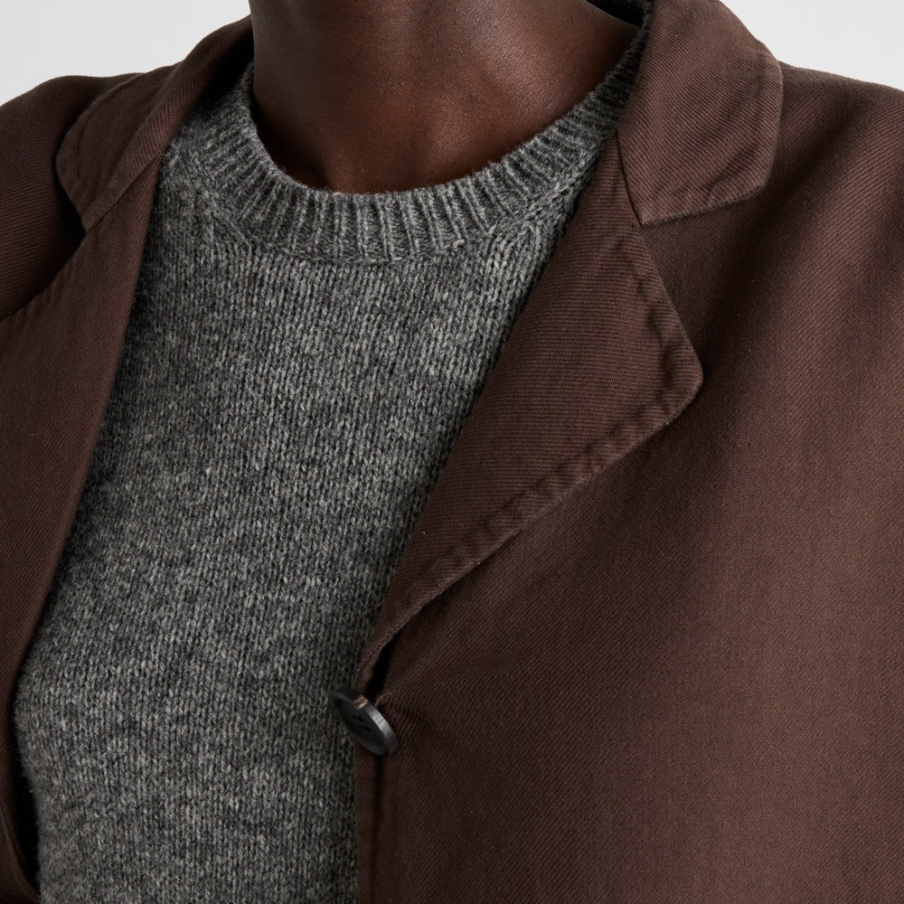 Single-breasted old double cotton jacket