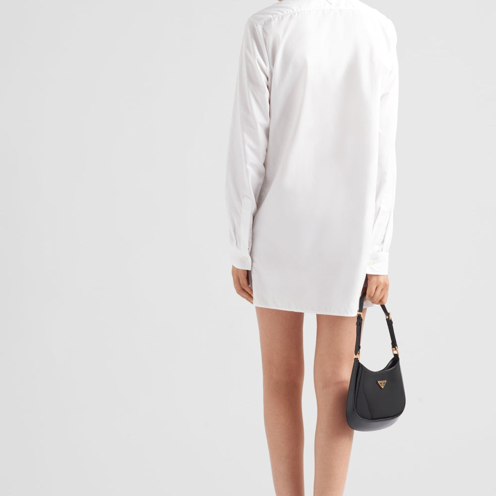 Poplin mini shirtdress