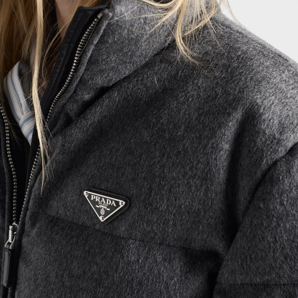 Loden down jacket