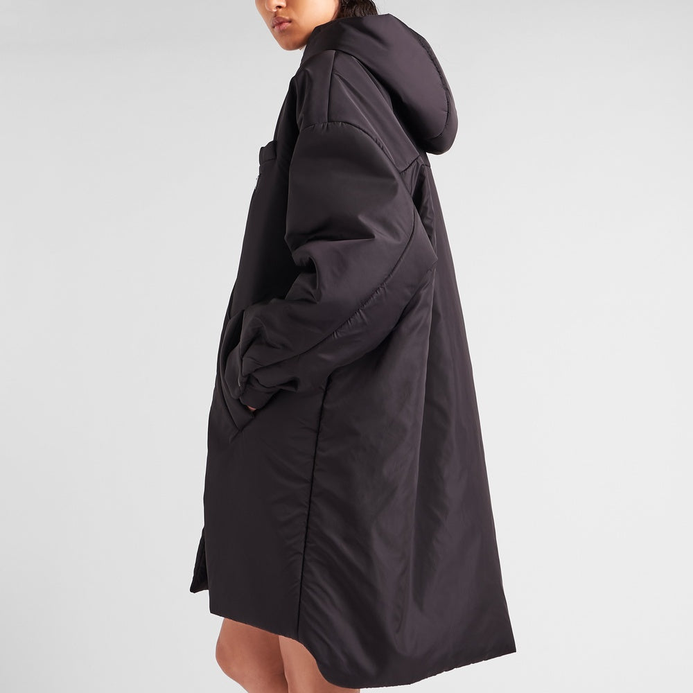 Oversized light Re-Nylon raincoat