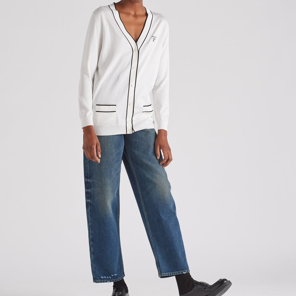 Silk cardigan