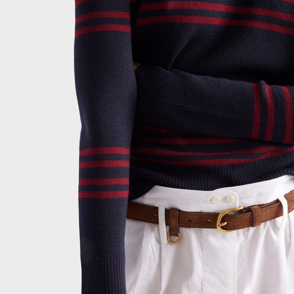 Wool crew-neck sweater