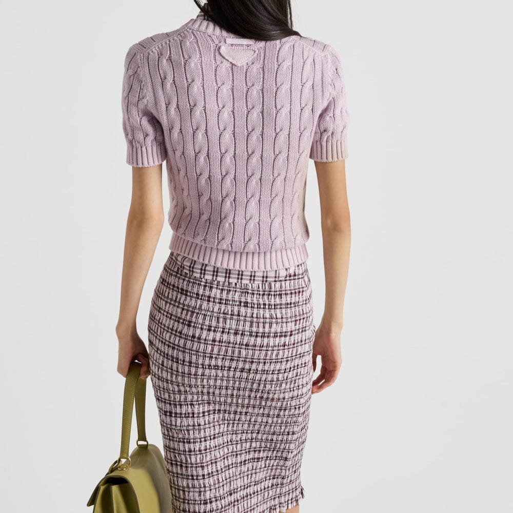 Cotton crew-neck sweater