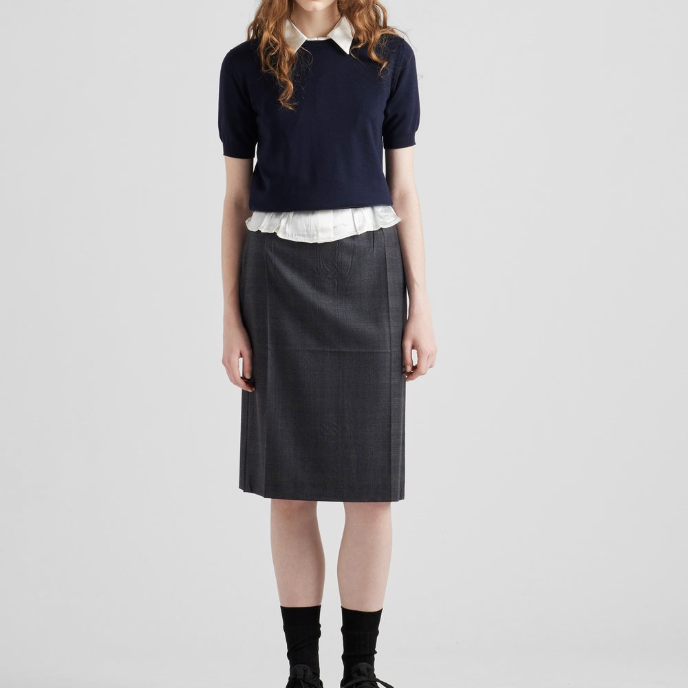 Wool skirt