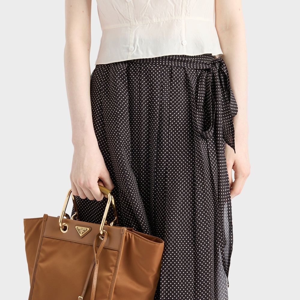 Printed chiffon wrap skirt