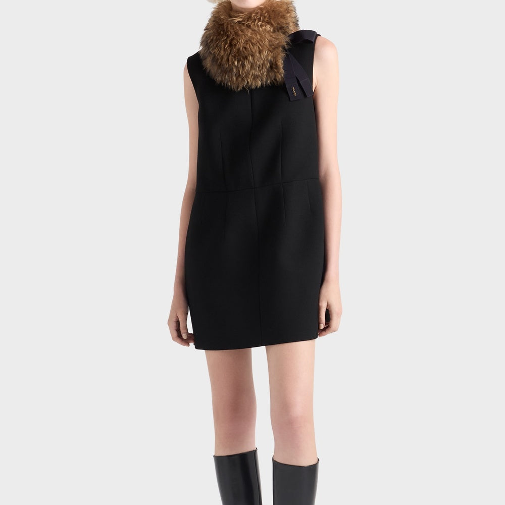 Natté mini-dress