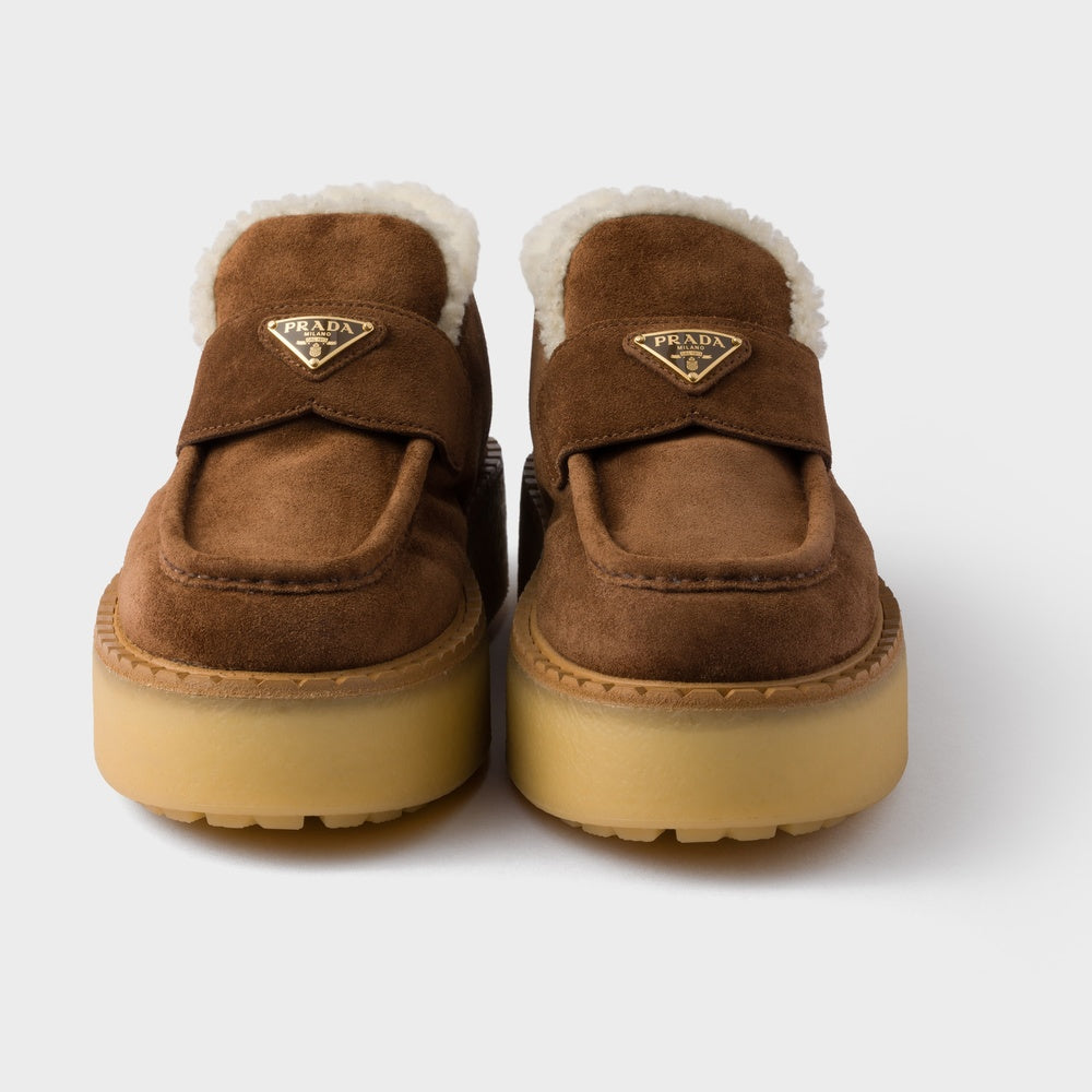Suede loafers