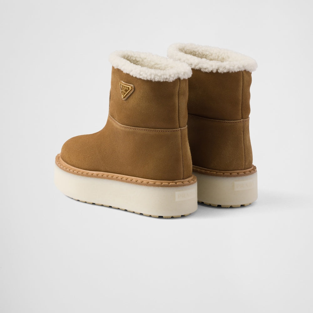Suede booties