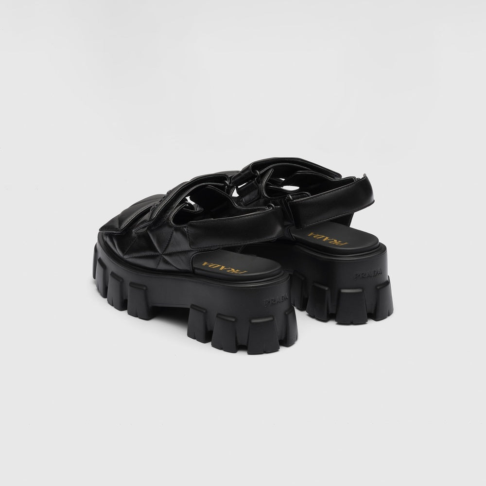 Monolith nappa leather sandals