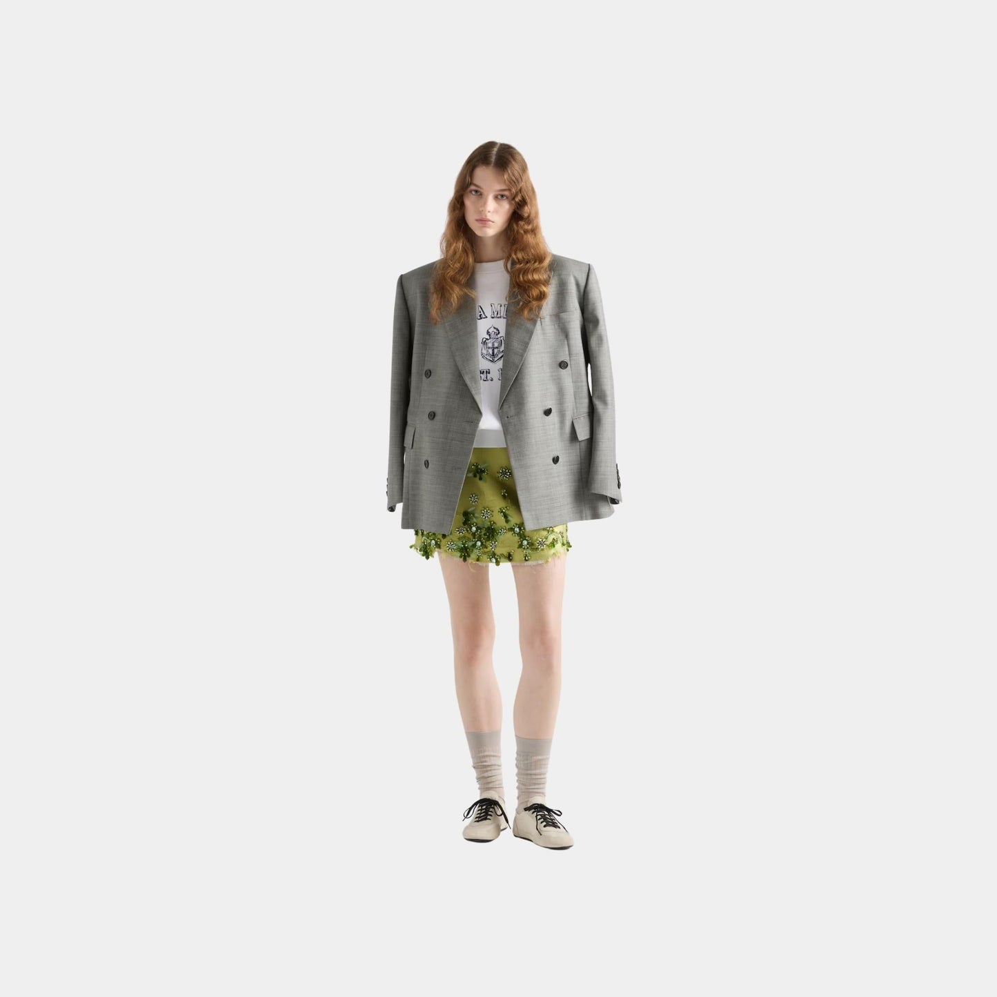 Double Breasted Grisaille Jacket