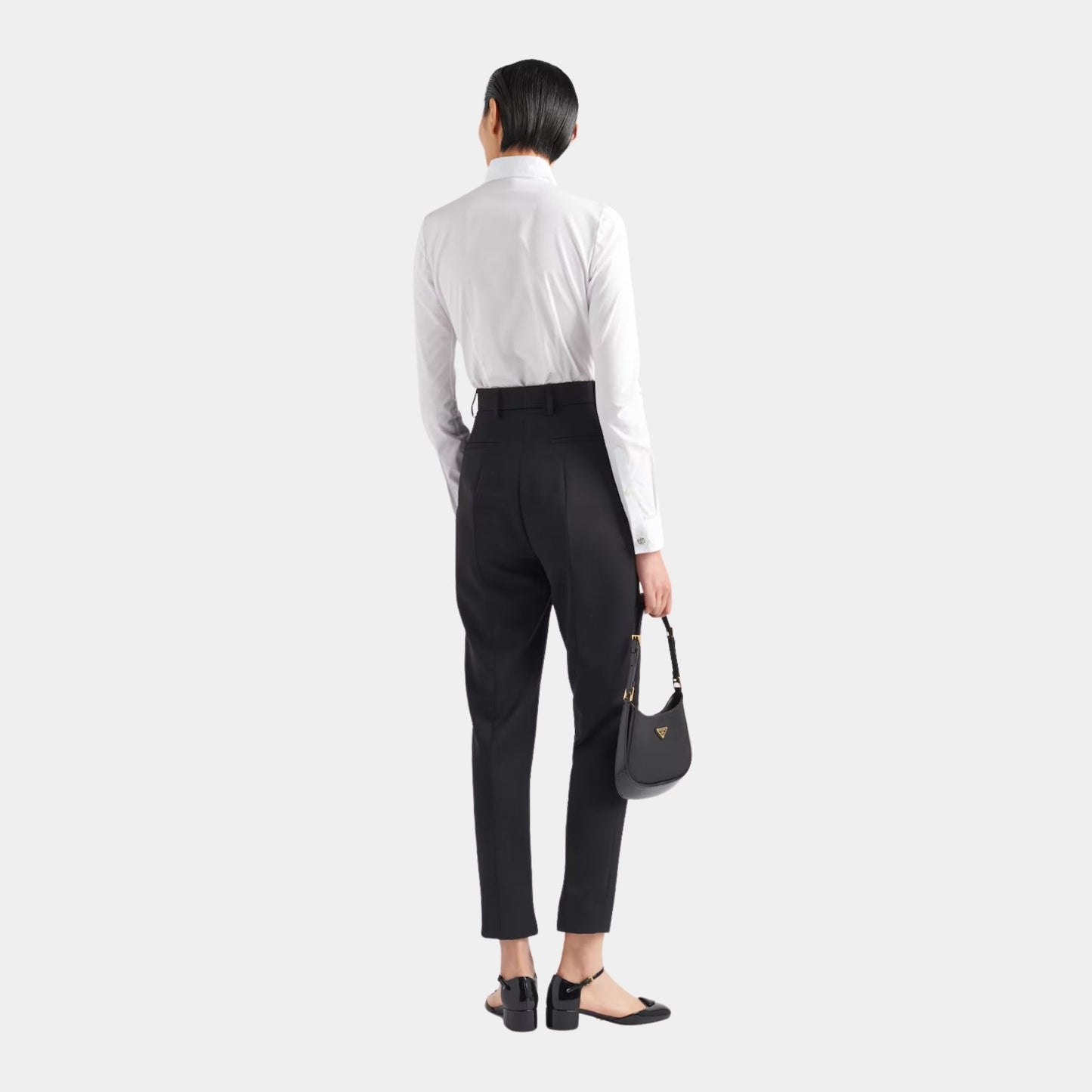 Poplin Shirt with Jewel Buttons