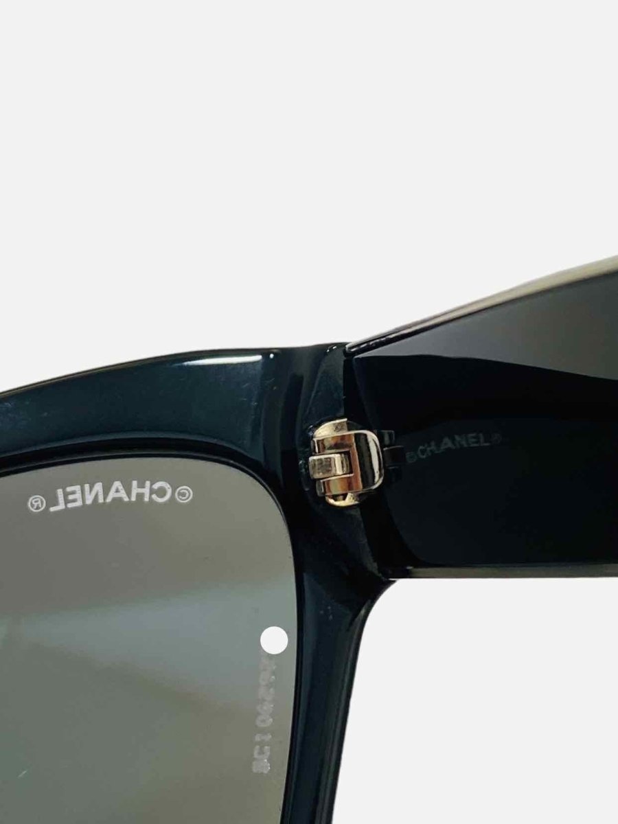 CHANEL Oversized Black Sunglasses