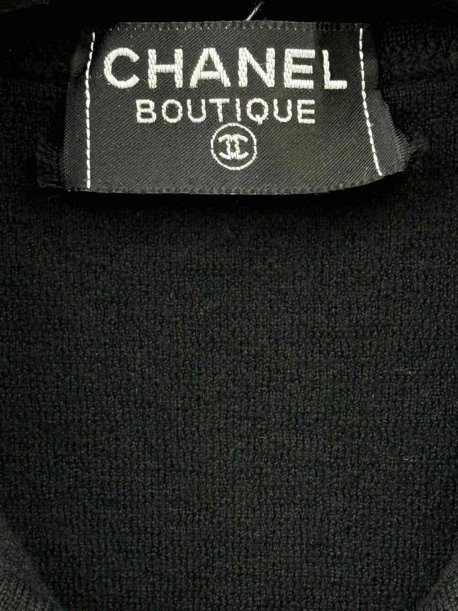 CHANEL Vintage Black Size XSmall Short Dress