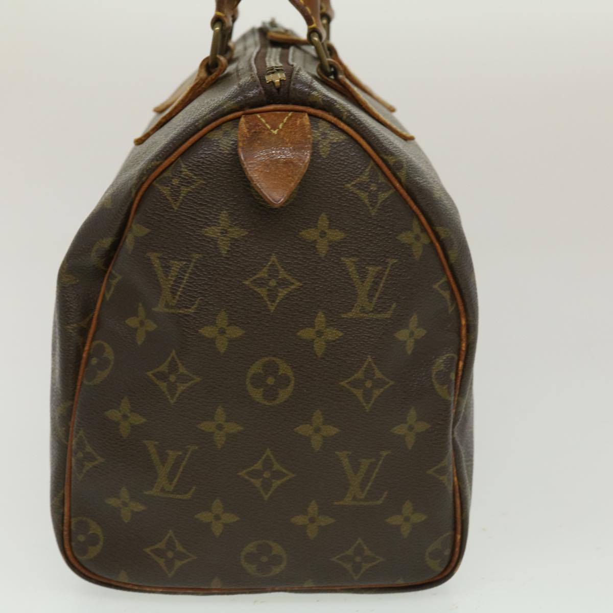 LOUIS VUITTON Monogram Speedy 30 Hand Bag M92642 LV pt2092