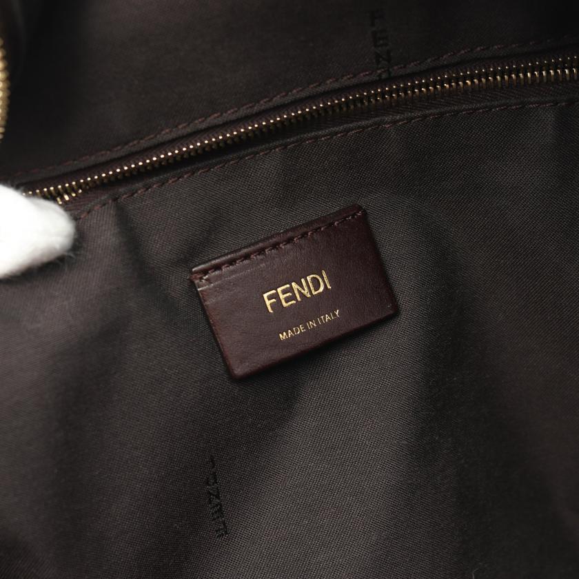 Fendi Fendi Fila Zucca Backpack Rucksack Coated Canvas Leather Brown Multicolor 879929