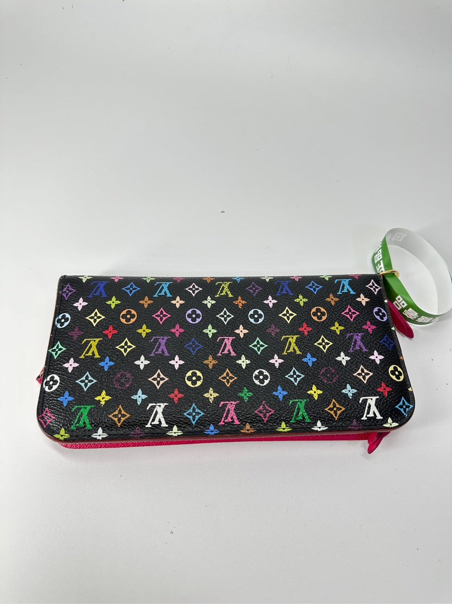 LV black Murakami wallet