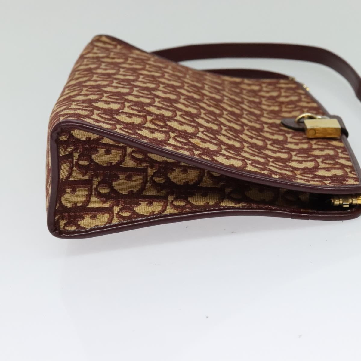 Christian Dior Trotter Shoulder Bag Canvas Red Canvas Shoulder Bag Bag ()