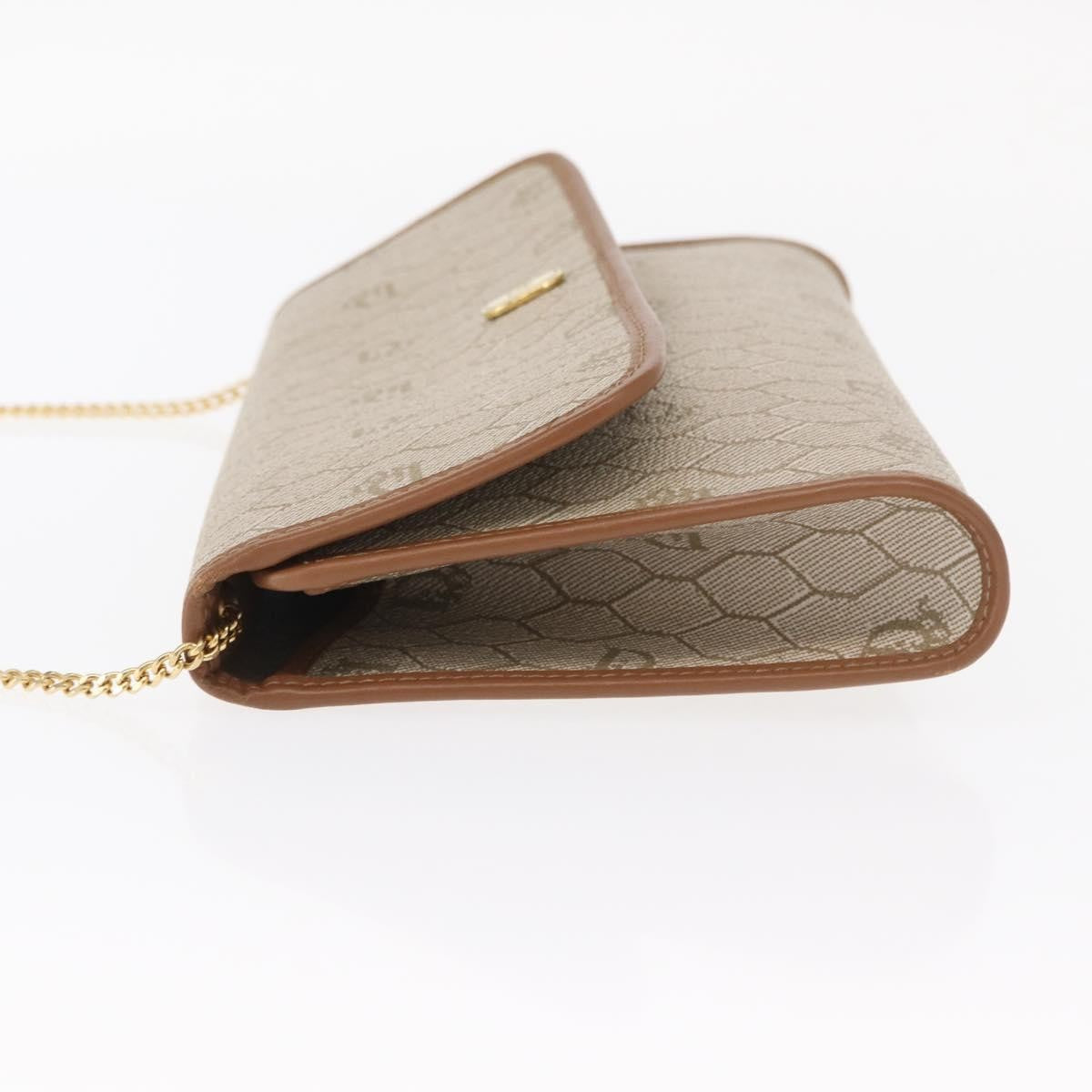 Christian Dior Vintage Honeycomb Flap Crossbody Bag Coated Canvas Beige Canvas Shoulder Bag Bag ()