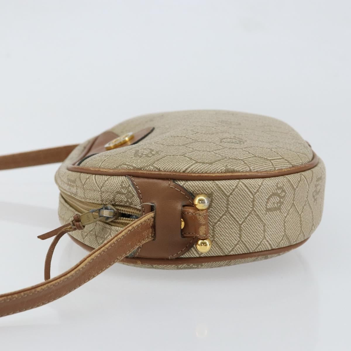 Christian Dior Vintage Honeycomb Shoulder Bag Canvas Beige Canvas Shoulder Bag Bag ()