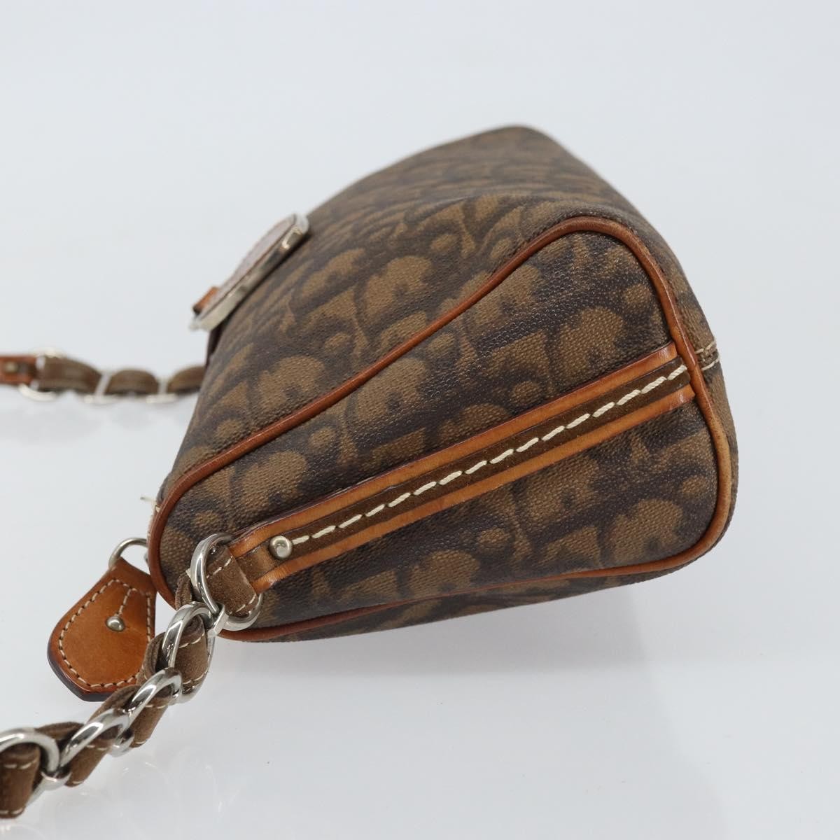 Christian Dior Trotter Shoulder Bag Canvas Brown Pvc Shoulder Bag Bag ()