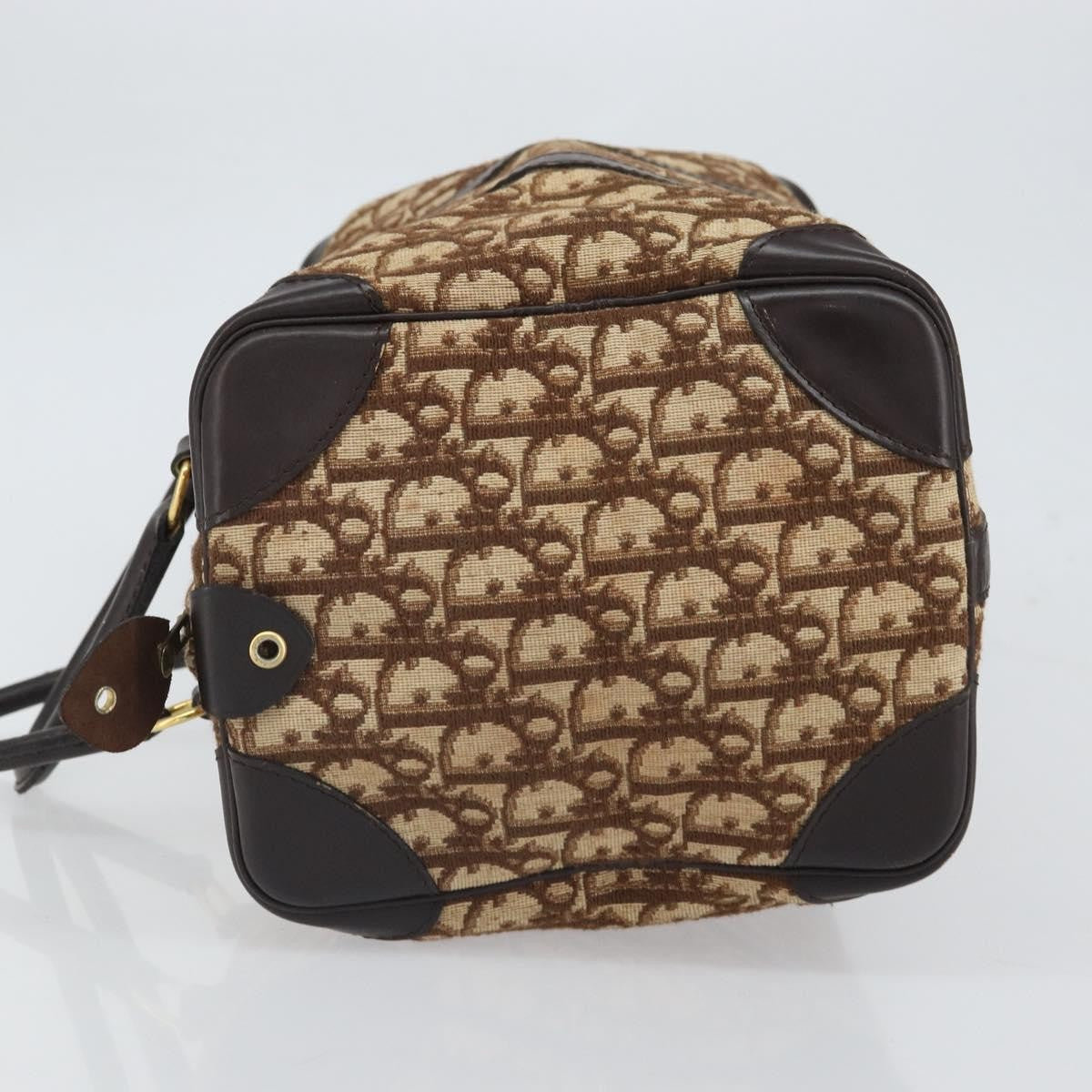 Christian Dior Vintage Trotter Boston Bag Diorissimo Canvas Beige Canvas Travel Bag Bag ()