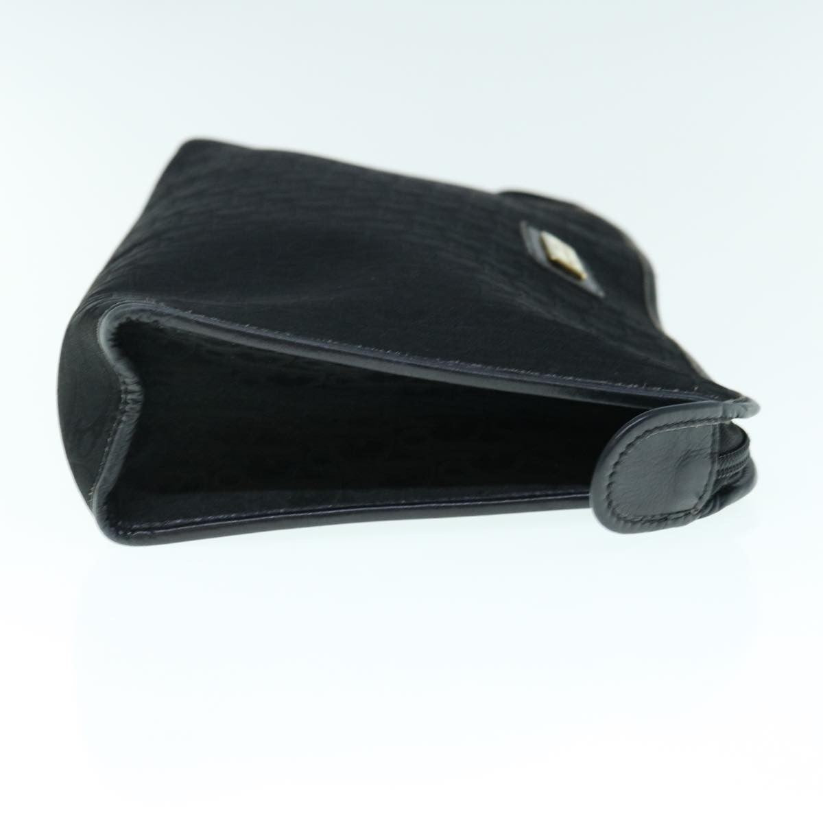 Christian Dior Vintage Trotter Pouch Diorissimo Canvas Black Canvas Clutche & Pouche Bag ()