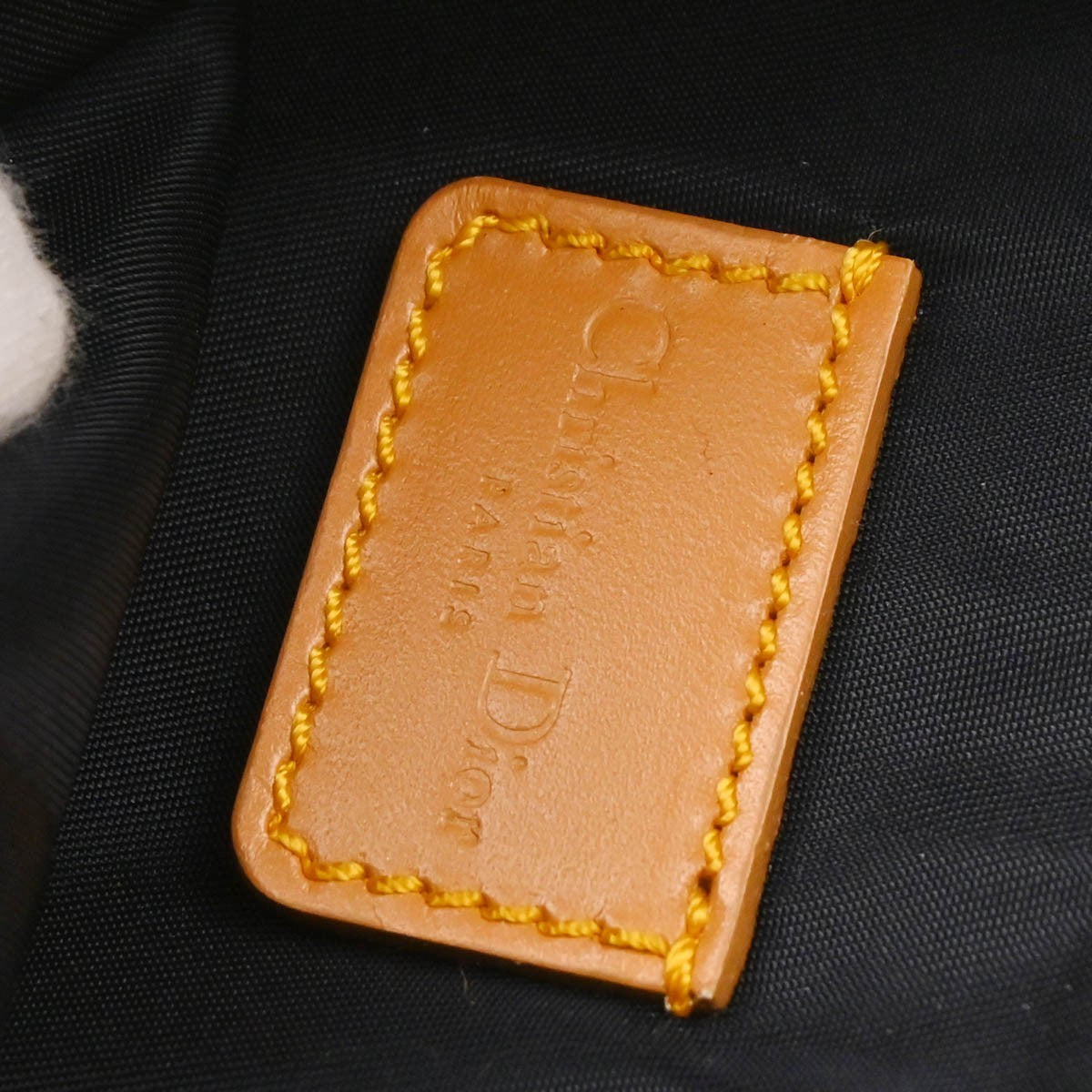 Christian Dior Saddle Handbag Denim Navy Denim_Jeans Handbag ()
