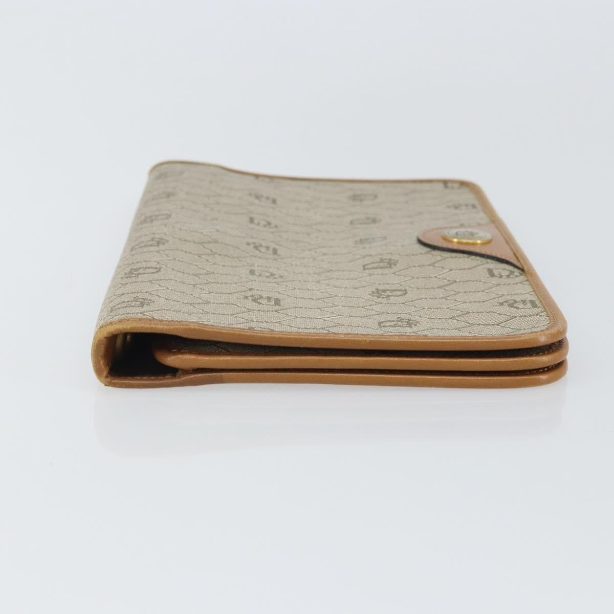 Christian Dior Vintage Honeycomb Clutch Canvas Beige Canvas Clutche & Pouche Bag ()