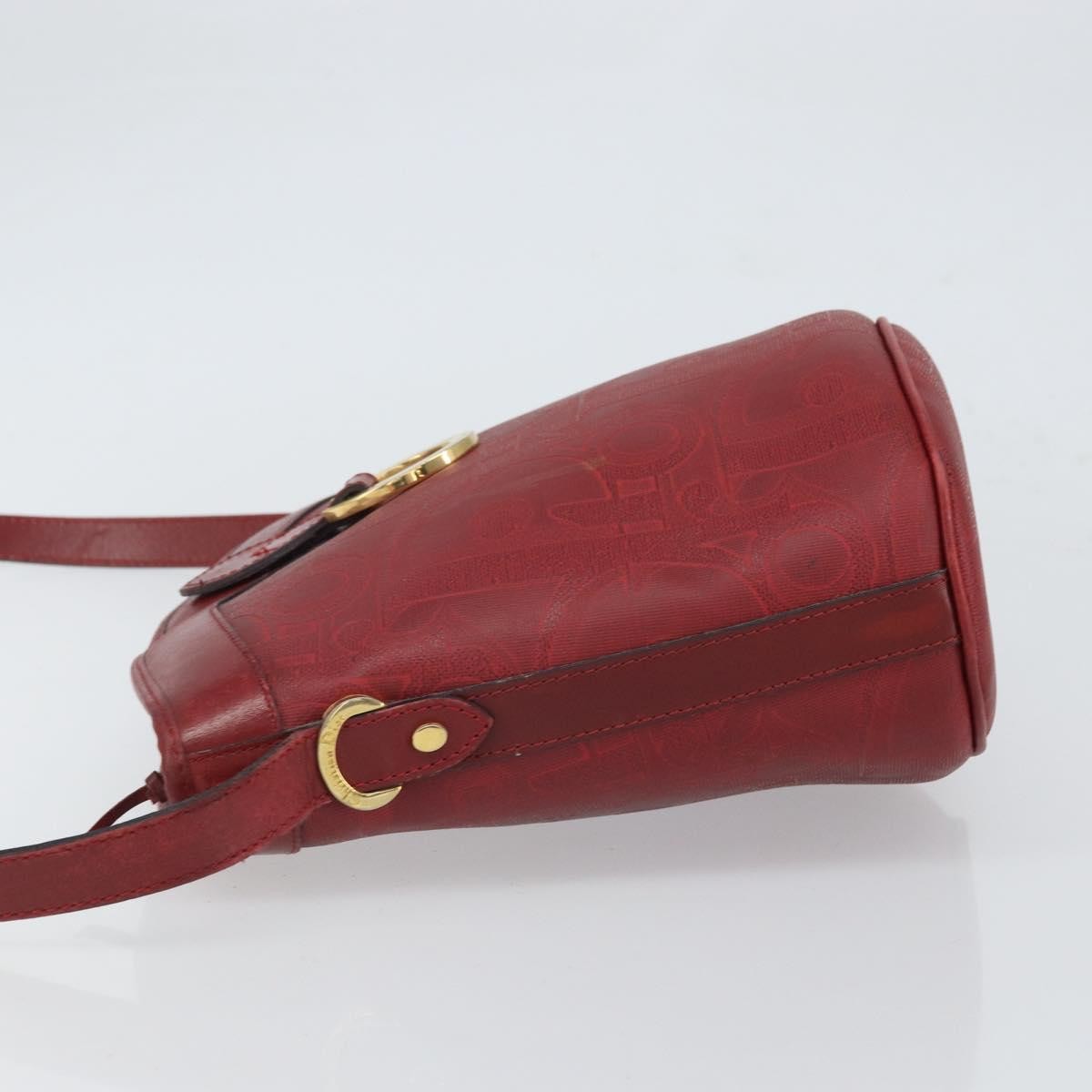 Christian Dior Trotter Shoulder Bag Canvas Red Pvc Shoulder Bag Bag ()