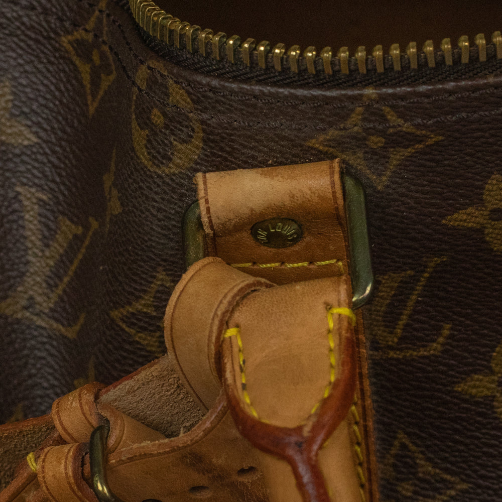 Sac Keepall 45 Vintage en toile monogramme marron