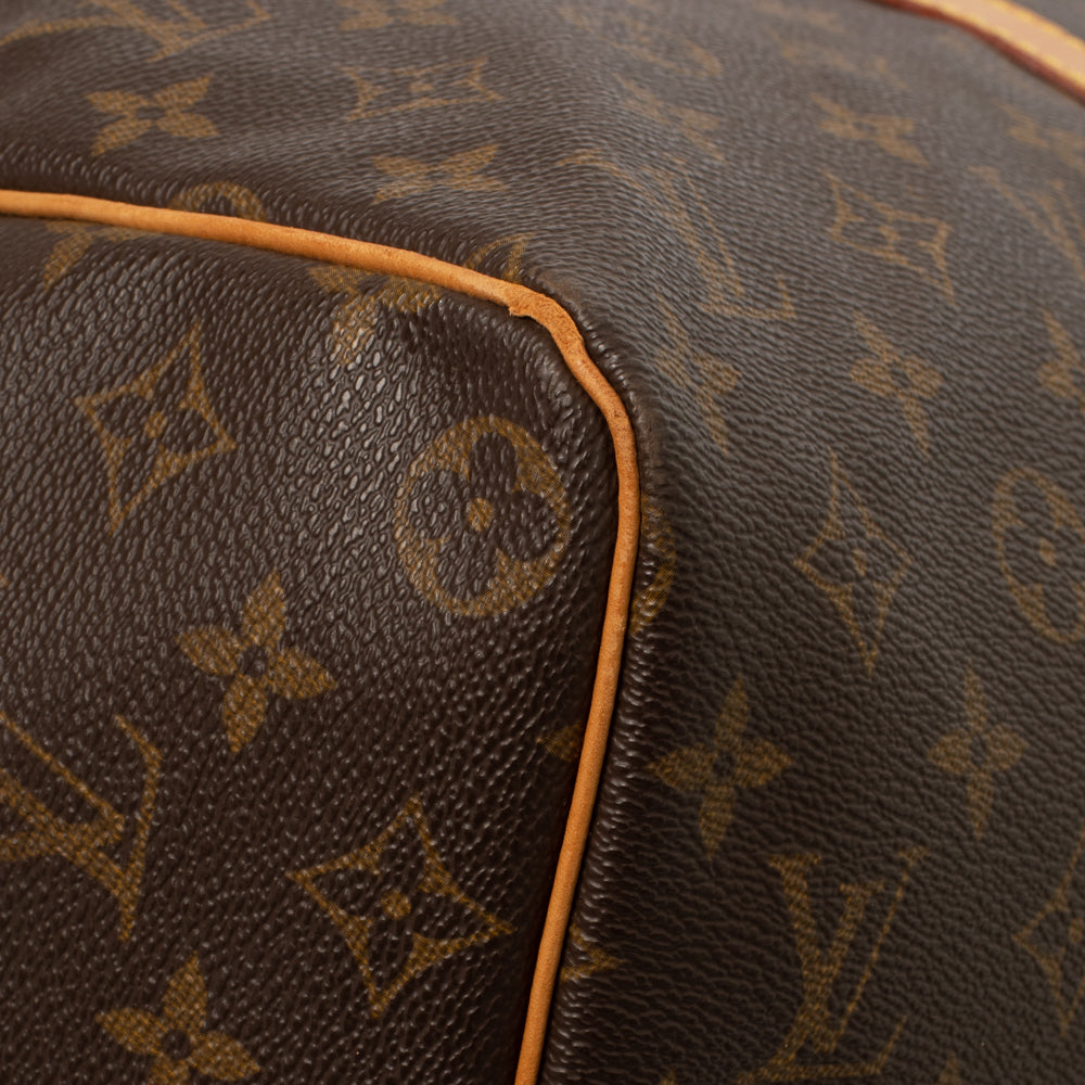 Sac Keepall 45 Vintage en toile monogramme marron
