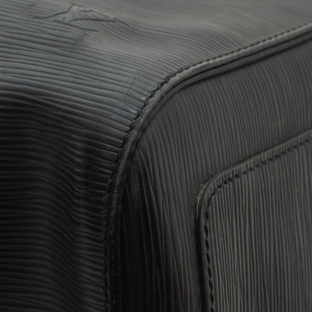 Sac Keepall 55 Vintage en cuir épi noir