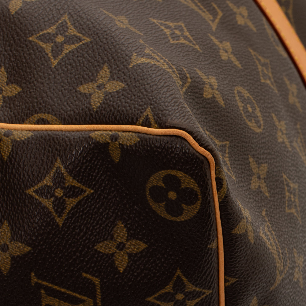 Sac Keepall 45 Vintage en toile monogram marron